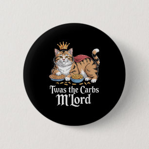 Badge Rond 5 Cm C'Était Les Carbes, Mlord Funny Amoureux de les ch