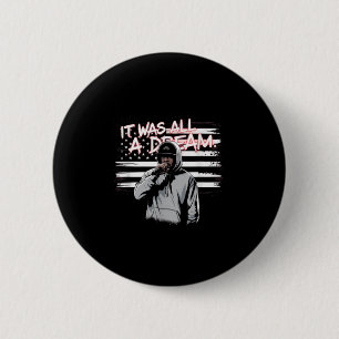 Badge Rond 5 Cm C'Était Un Rêve Hommes Femmes Rap 1990 Hip hop De