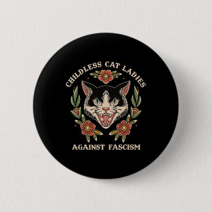 Badge Rond 5 Cm Cette Femme Sans Enfant Vote Kamala-harris 20