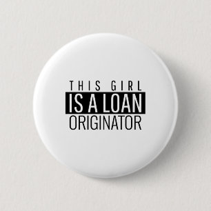Badge Rond 5 Cm Cette Fille Est L'Originaire Du Prêt
