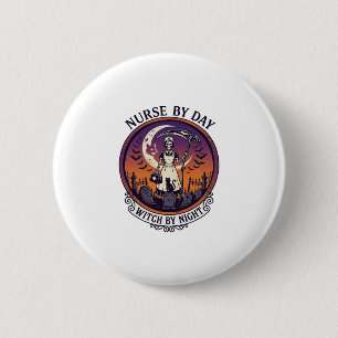 Badge Rond 5 Cm Ch Meow Château Hanté Halloween (3)_1