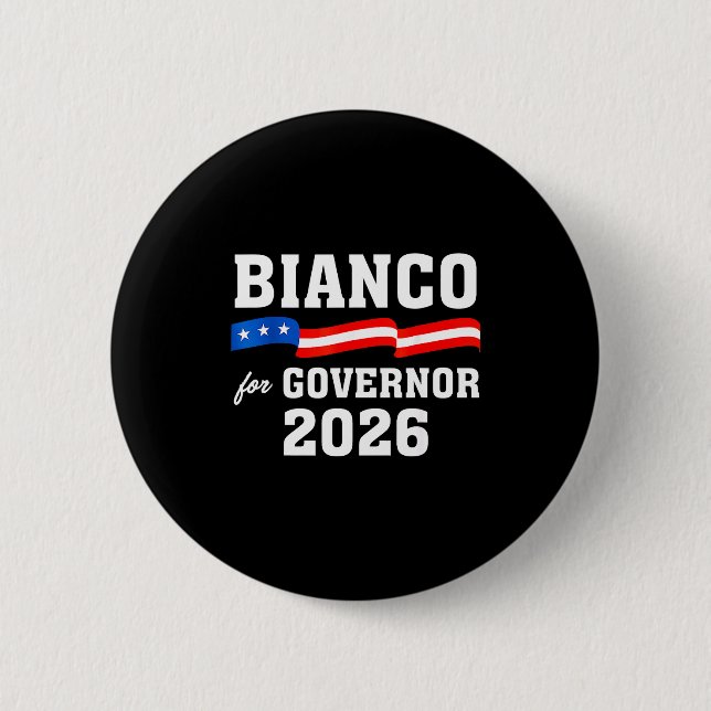 Badge Rond 5 Cm Chad Bianco For Governor Of California 2026  (Devant)
