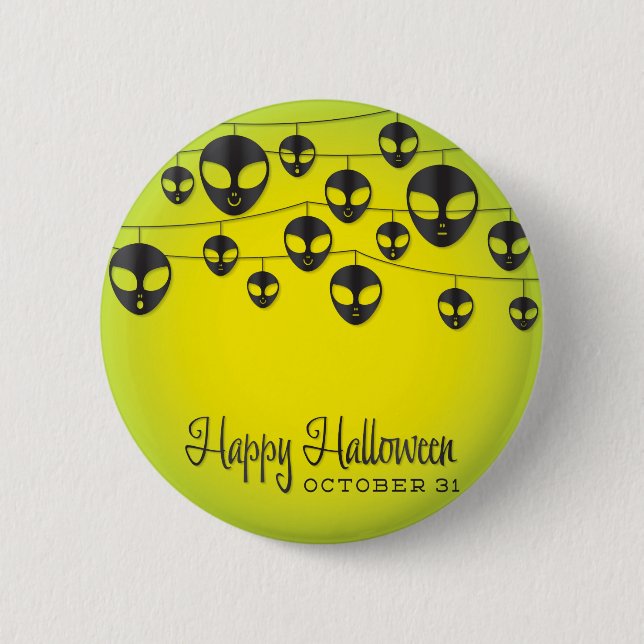 Badge Rond 5 Cm chaîne Alien (Devant)