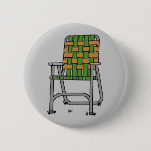 Badge Rond 5 Cm Chaise de jardin pliante