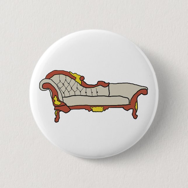 Badge Rond 5 Cm Chaise Longue (Devant)
