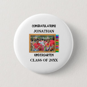 Badge Rond 5 Cm Chalet de jardin d'enfants personnalisé