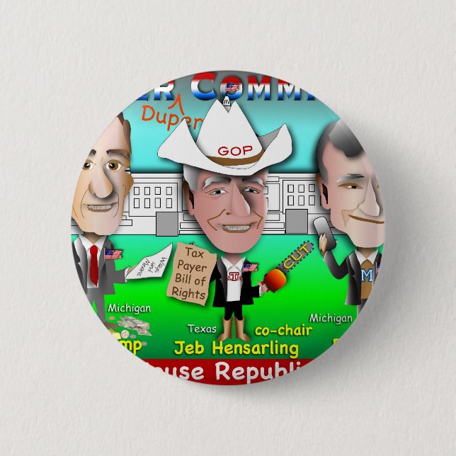 Badge Rond 5 Cm Chambre républicaine (Devant)