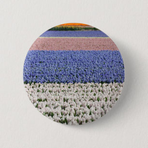 Badge Rond 5 Cm Champ Hyacinth