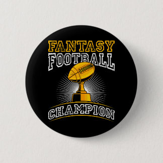 Badge Rond 5 Cm Champion d'Imaginaire de football