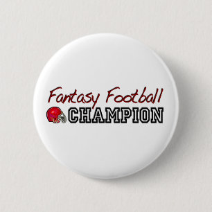 Badge Rond 5 Cm Champion du football d'imaginaire