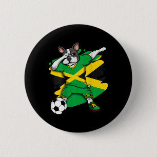 Badge Rond 5 Cm Championnat de France de football jamaïcain fans d