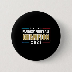 Badge Rond 5 Cm Championne d'Imaginaire de football des États-Unis