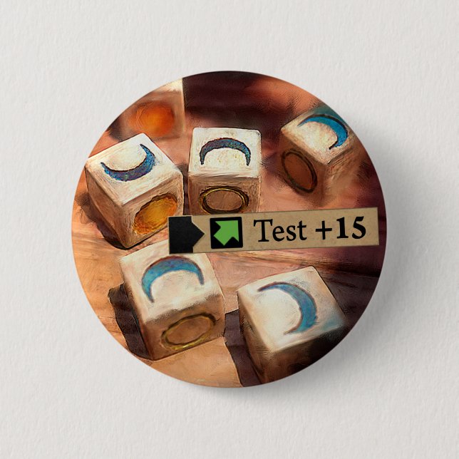 Badge Rond 5 Cm Chance (Devant)