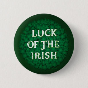 Badge Rond 5 Cm Chance du Pin d'Irlandais/bouton