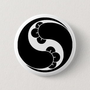 Badge Rond 5 Cm Changed shape two clove swirls