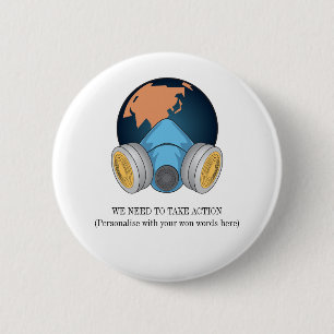 Badge Rond 5 Cm Changement climatique Nous devons agir
