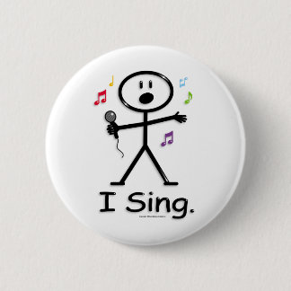 Badge Rond 5 Cm Chanteur