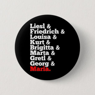 Badge Rond 5 Cm Chanteurs De Famille Von Trapp Son De La Musique