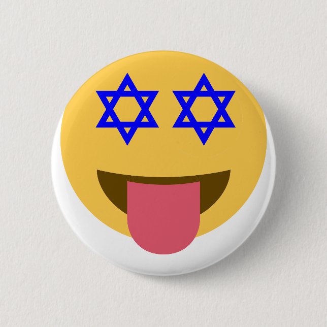 Badge Rond 5 Cm chanukkah hanoukka emoji (Devant)