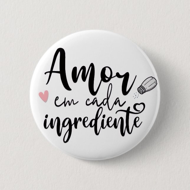 Badge Rond 5 Cm Chapas con texto  (Devant)