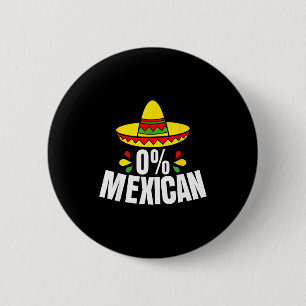 Badge Rond 5 Cm Chapeau drôle de fête mexicaine Cinco De Mayo 0%