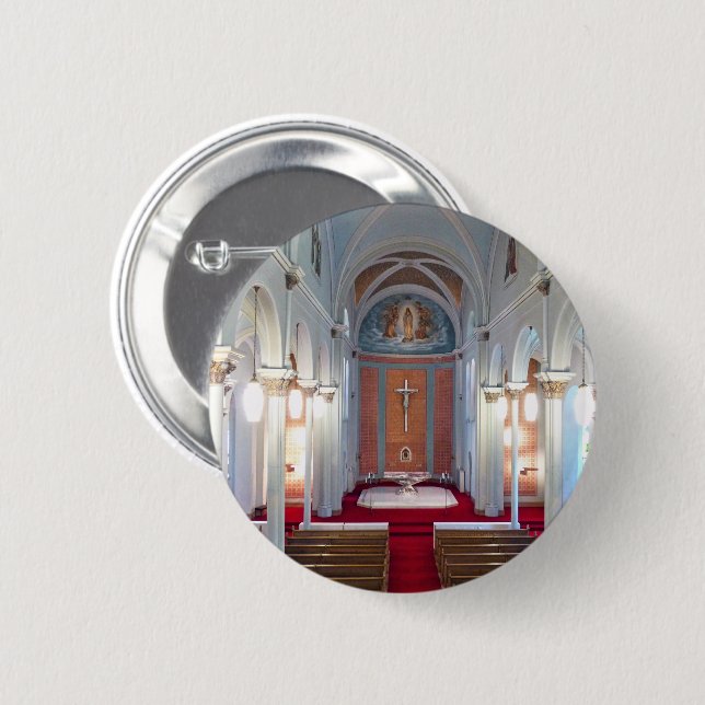 Badge Rond 5 Cm Chapelle Saint-Joseph (Devant & derrière)