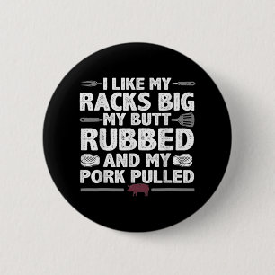 Badge Rond 5 Cm Chaque Beurre Aime Mérite Un Bon Porc Bbq De Viand