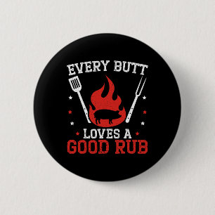 Badge Rond 5 Cm Chaque Bouton Aime Une Belle Rbecue Grillant Bbq