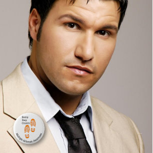 Badge Rond 5 Cm Chaque étape compte la sensibilisation à la scléro