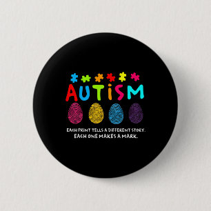 Badge Rond 5 Cm Chaque Impression Raconte Une Aut D'Empreinte D'Em