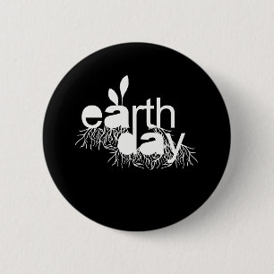 Badge Rond 5 Cm Chaque jour est jour de la terre