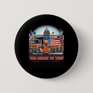 Badge Rond 5 Cm Char pour l'équipe de Trump Saisir Vote Trump Drôl