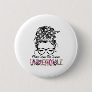 Badge Rond 5 Cm Charcot Marie Sensibilisation aux dents Ruban Cade