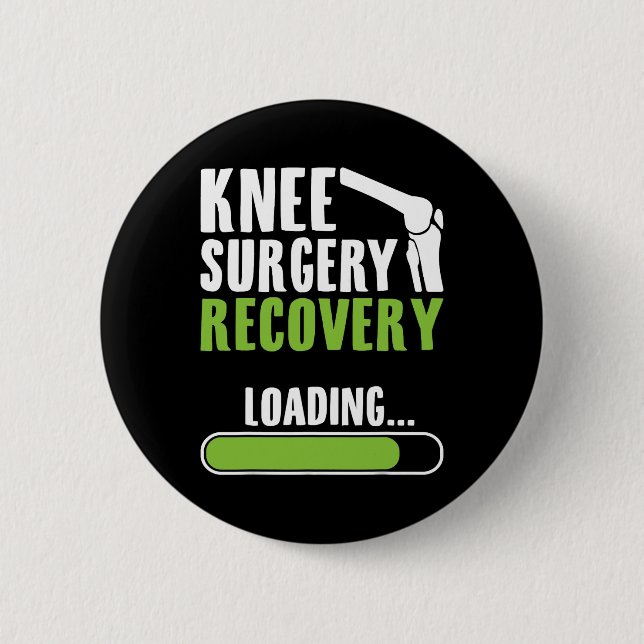 Badge Rond 5 Cm Chargement de la chirurgie du genou - Remplacement (Devant)