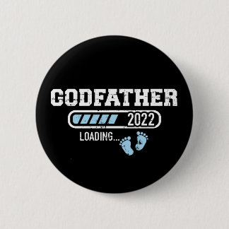 Badge Rond 5 Cm Chargement du parrain 2022 pour faire-part de gros