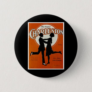 Badge Rond 5 Cm Charleston original