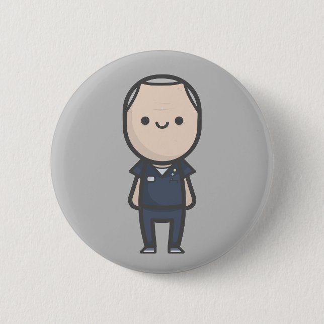 Badge Rond 5 Cm Charlie Fairhead - accident (Devant)