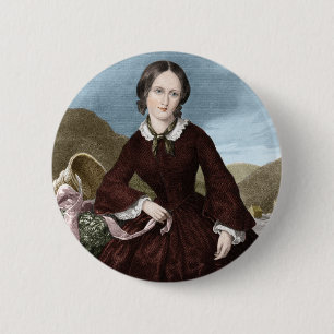 Badge Rond 5 Cm Charlotte Bronte