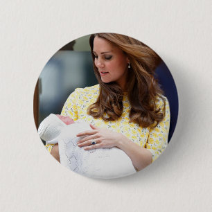 Badge Rond 5 Cm Charlotte Elizabeth Diana - les Anglais veulent