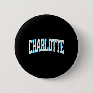 Badge Rond 5 Cm Charlotte Soccer Vintage Ville _1