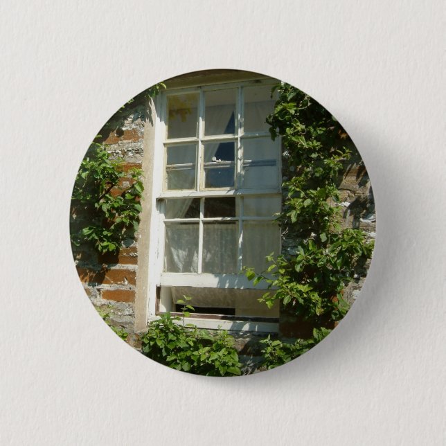 Badge Rond 5 Cm Charmant cottage anglais I (Devant)