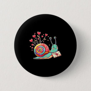 Badge Rond 5 Cm Charmant Romantique Joyeuse Saint-Valentin Mignon 
