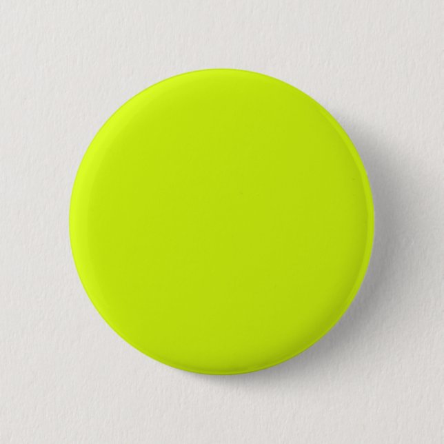 Badge Rond 5 Cm Chartreuse Couleur jaune uni (Devant)