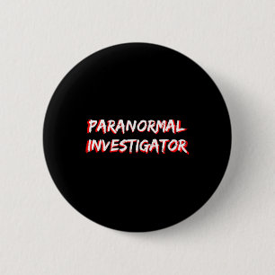 Badge Rond 5 Cm Chasse aux fantômes d'Halloween Enquêteur paranorm