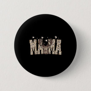 Badge Rond 5 Cm Chasse de cerfs camouflage pour maman camo fête de