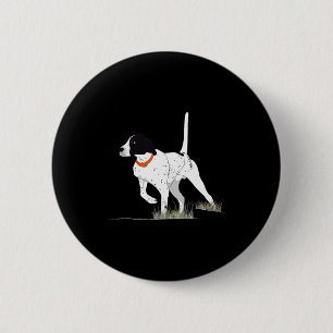 Badge Rond 5 Cm Chasse D'Oiseaux Pour Chasseurs Hommes Anglais Poi