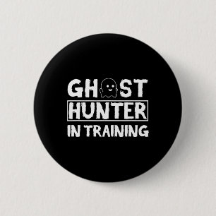 Badge Rond 5 Cm Chasseur de fantômes Enquêteur paranormal Chasse d