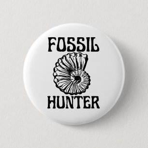 Badge Rond 5 Cm Chasseur de fossiles