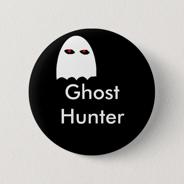 Badge Rond 5 Cm Chasseur fantôme (Devant)
