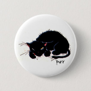 Badge Rond 5 Cm Chat